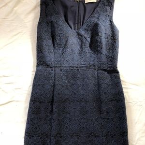 Tory Burch Navy Lace Dress
